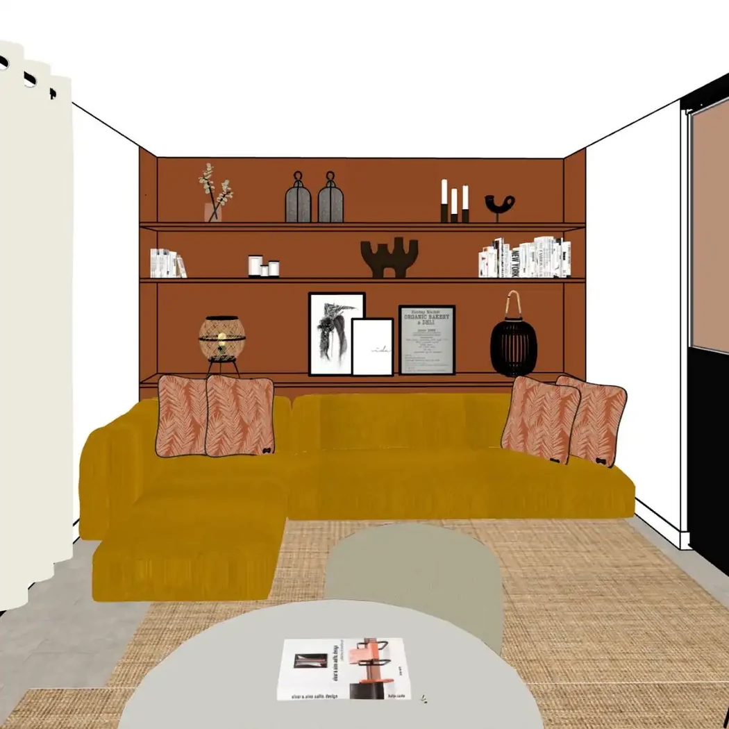 Projet séjour/salon/cuisine/entrée à Apremont