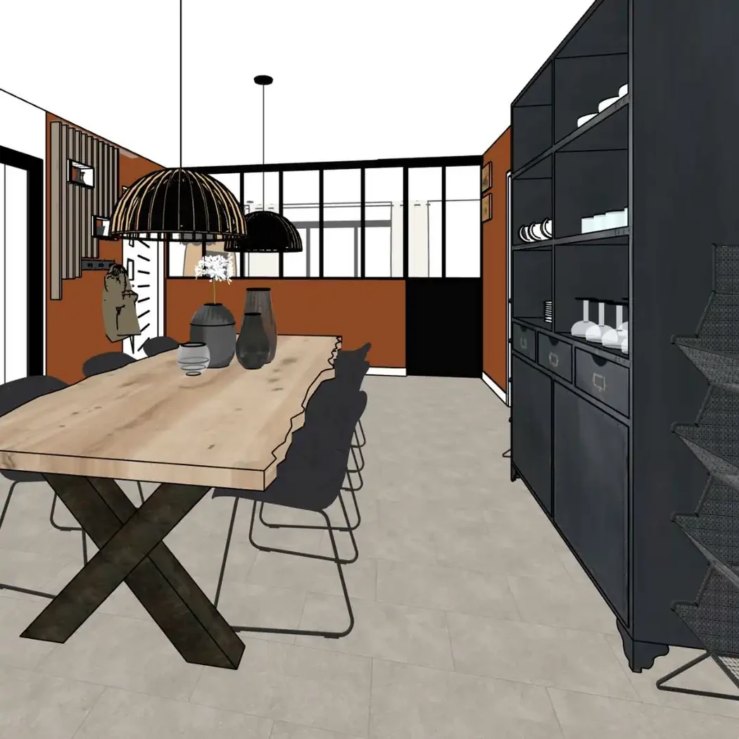 Projet séjour/salon/cuisine/entrée à Apremont 