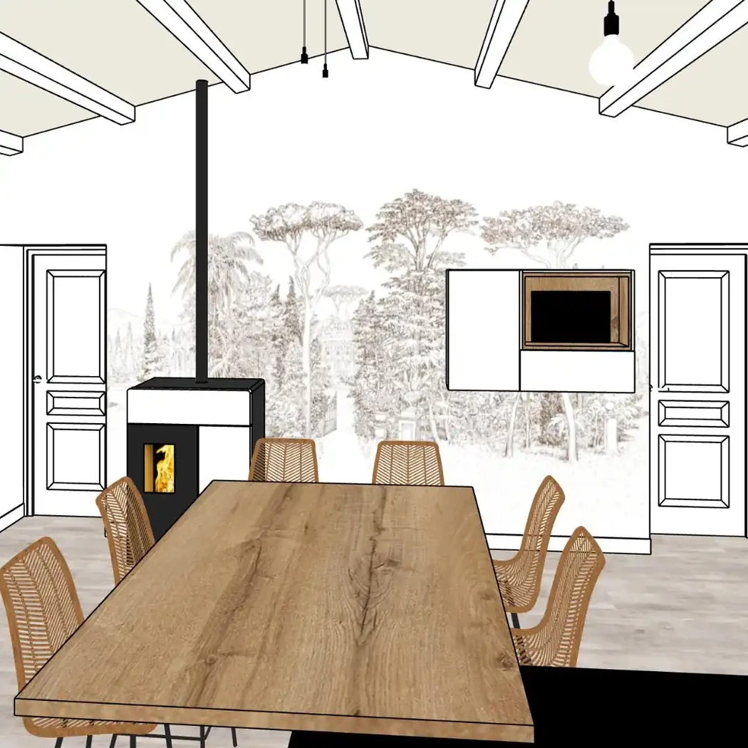 Projet cuisine et agencement sur mesure à Saint Gilles Croix de Vie