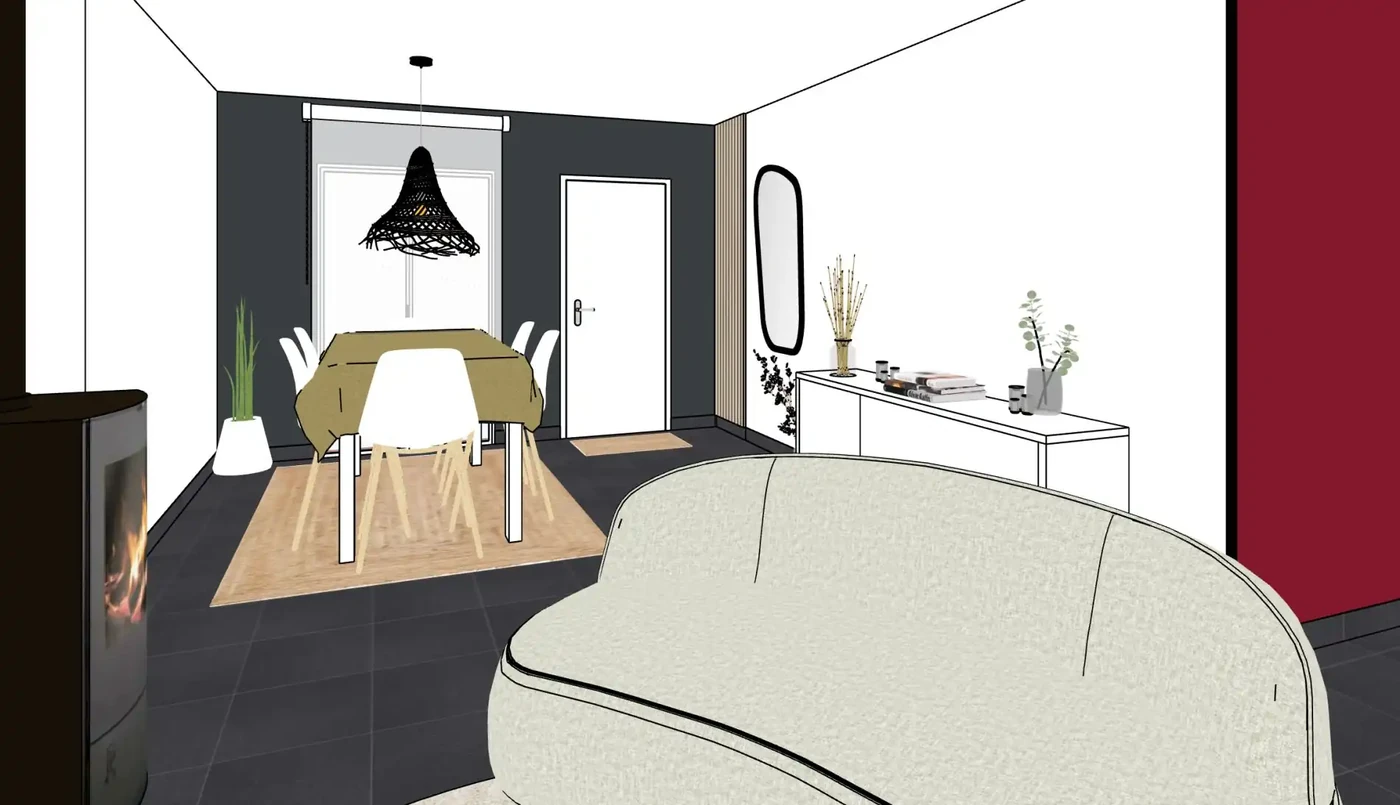 Projet salon à Venansault