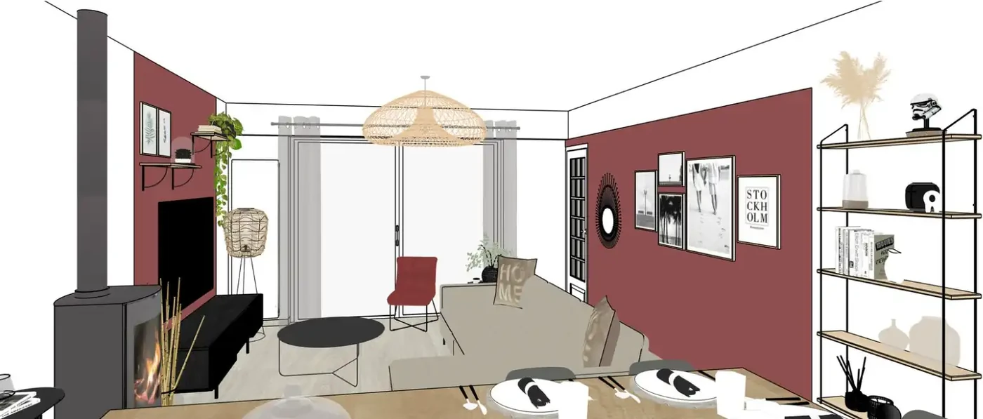 Projet chambre à La Chapelle Palluau