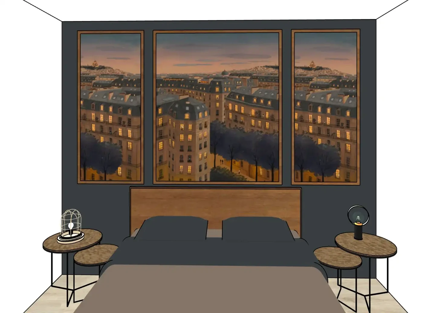 Projet chambre à Saint Christophe de Ligneron