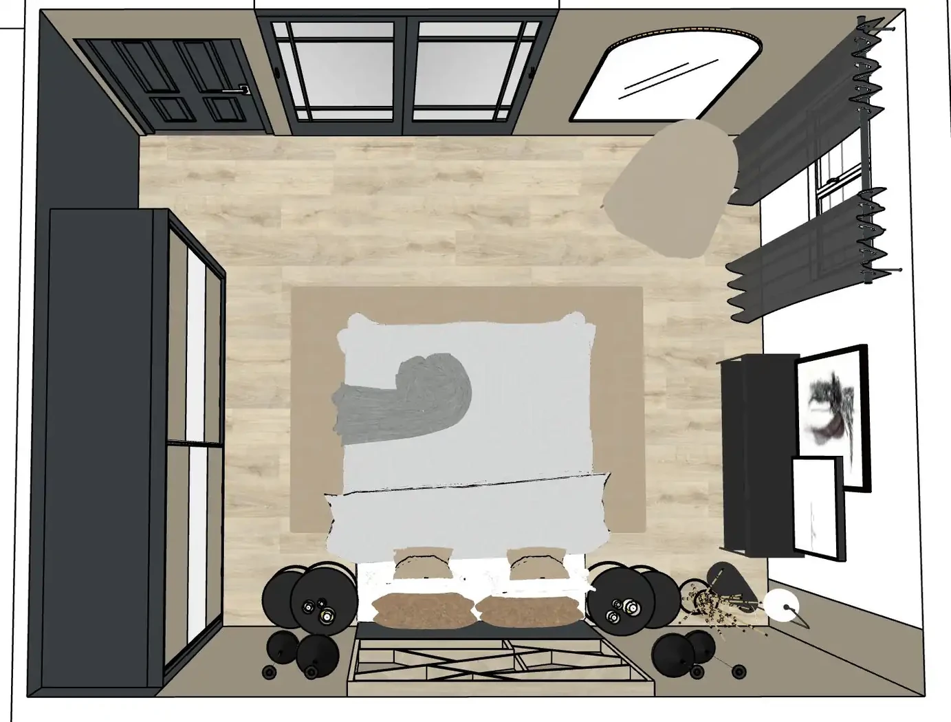 Projet chambre à Saint Christophe de Ligneron