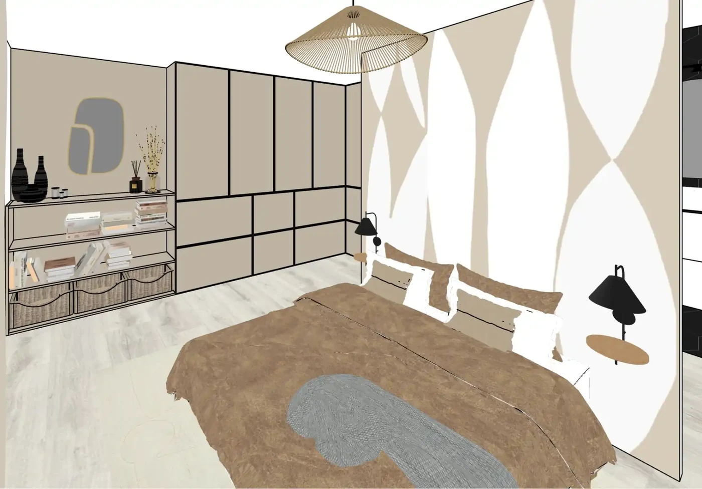 Projet Chambre parentale à Sallertaine