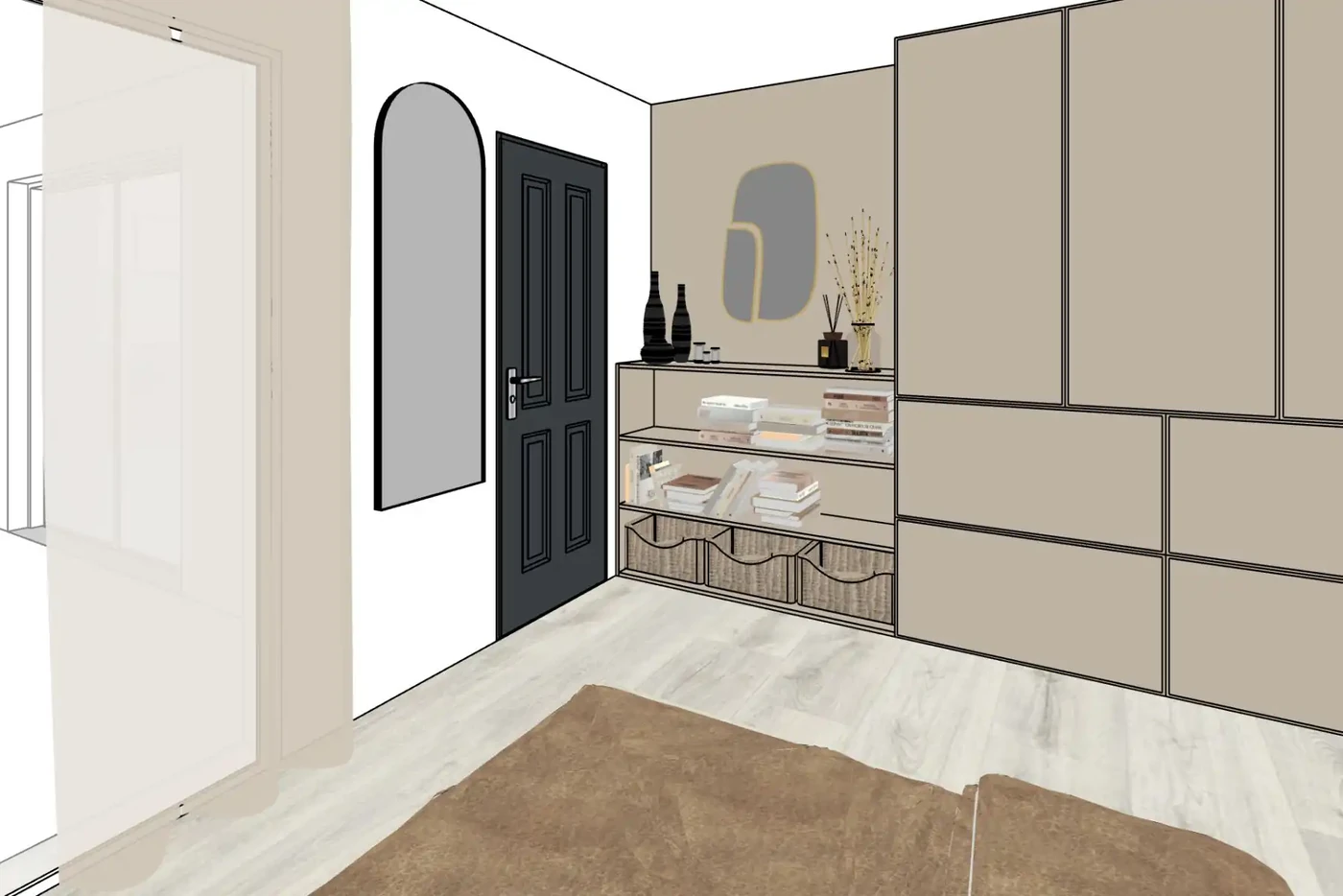 Projet Chambre parentale à Sallertaine