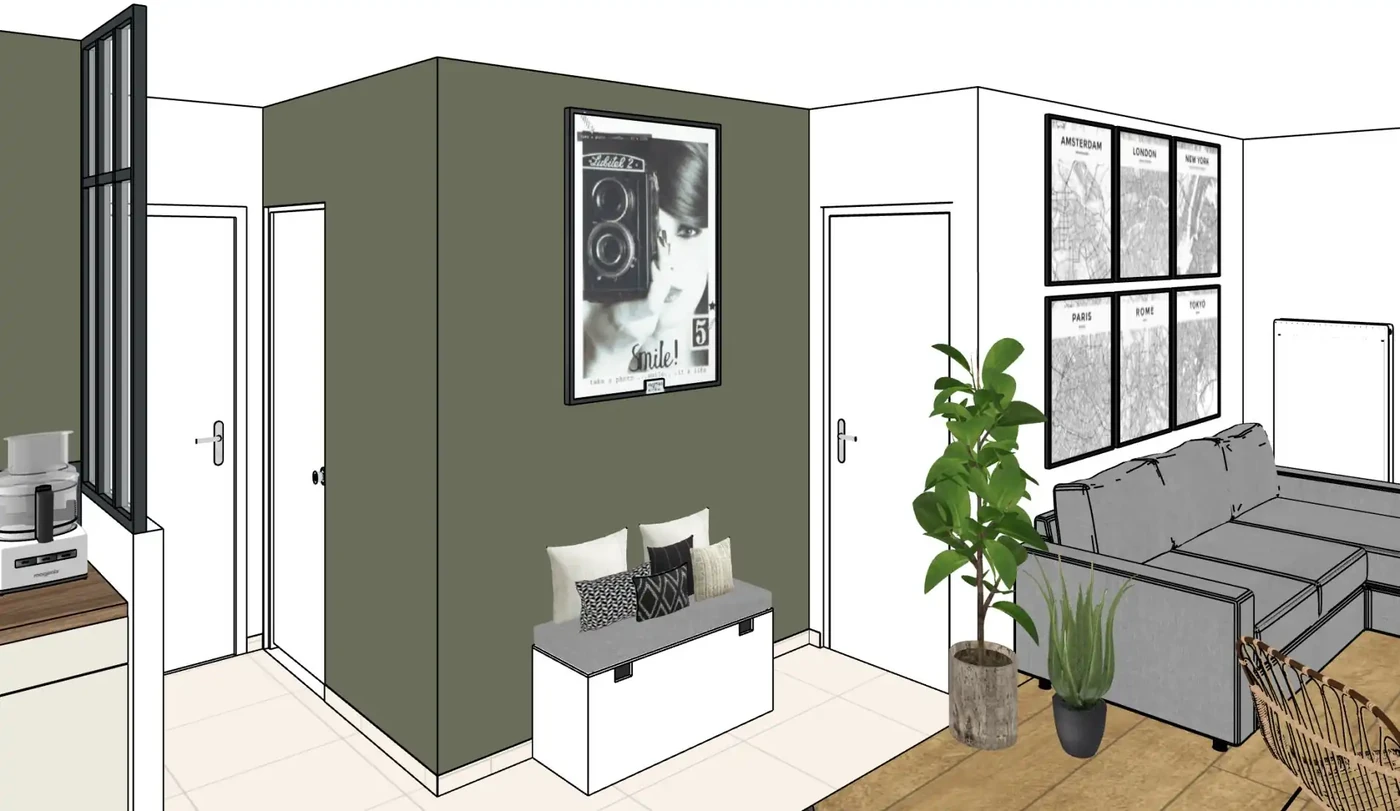 Projet salon/séjour aux Sables d'Olonne