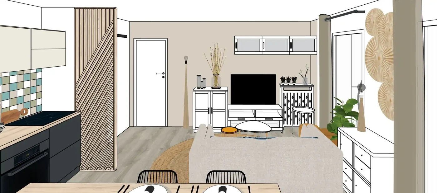 Projet salon aux Sables d'Olonne