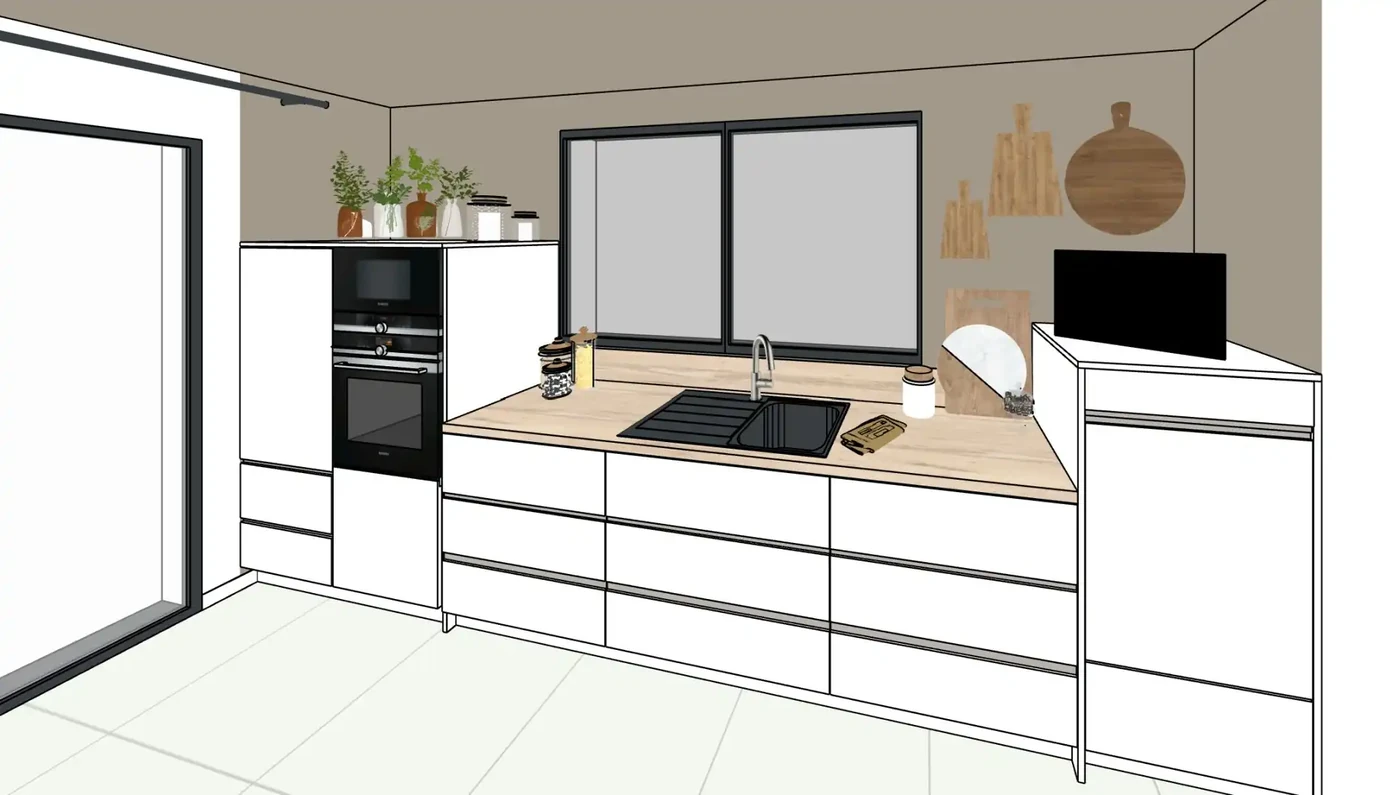 Projet salon/cuisine/séjour à Saint Hilaire de Riez