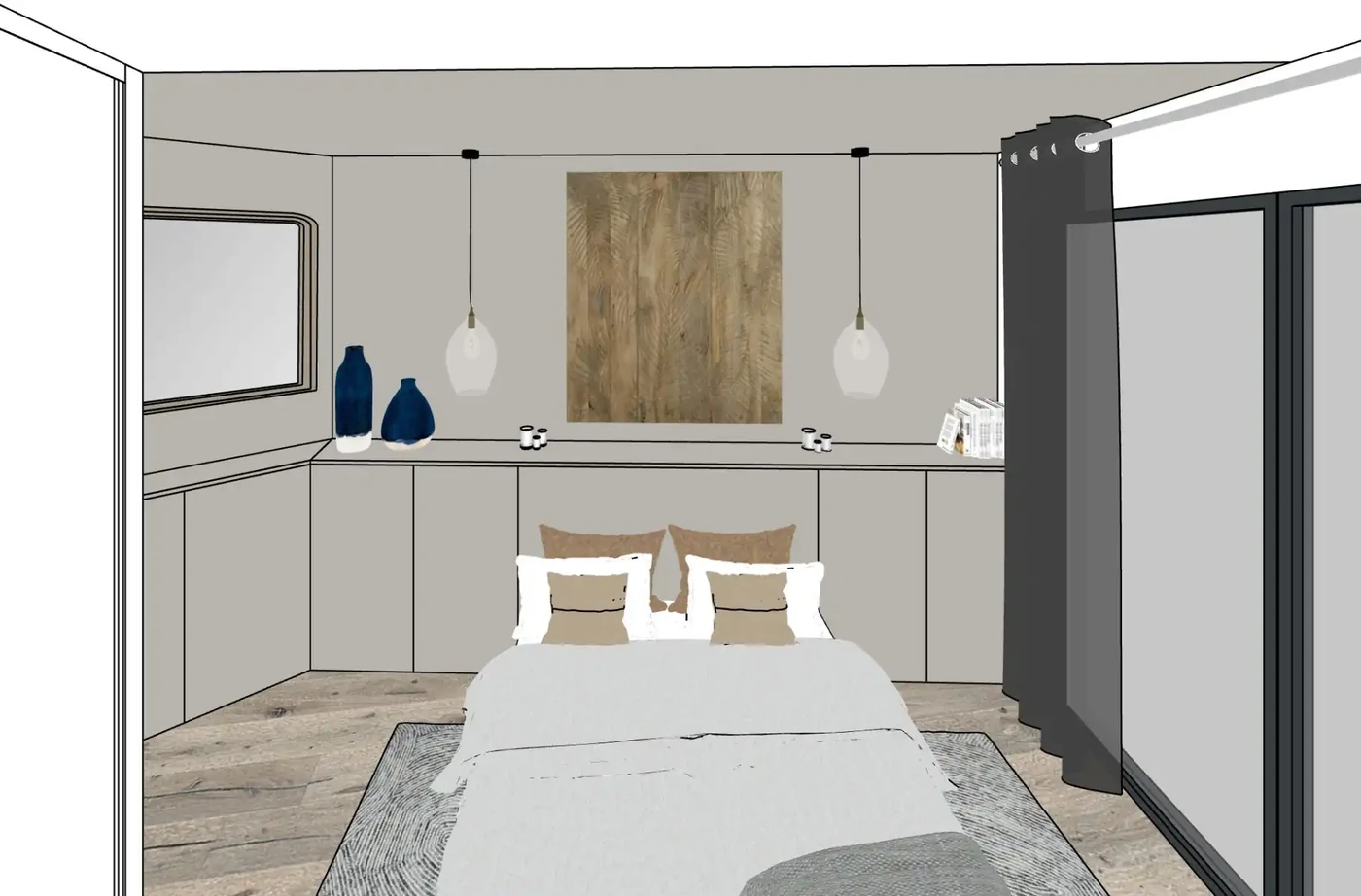 Projet chambre à Saint Hilaire de Riez