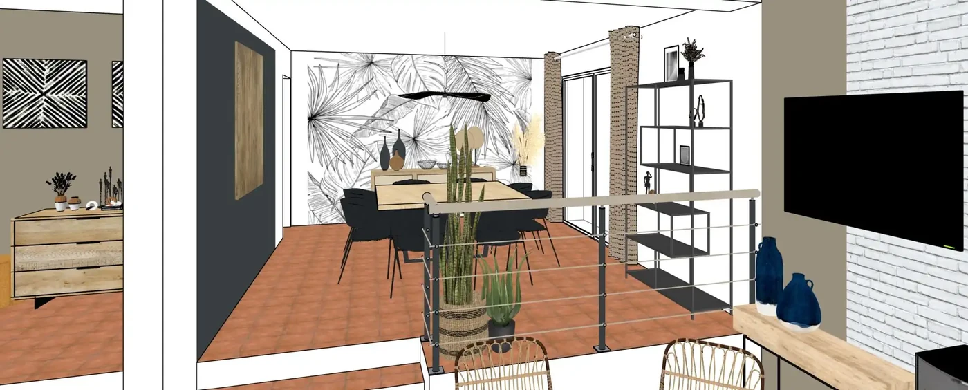 Projet séjour/salon à La Roche sur Yon