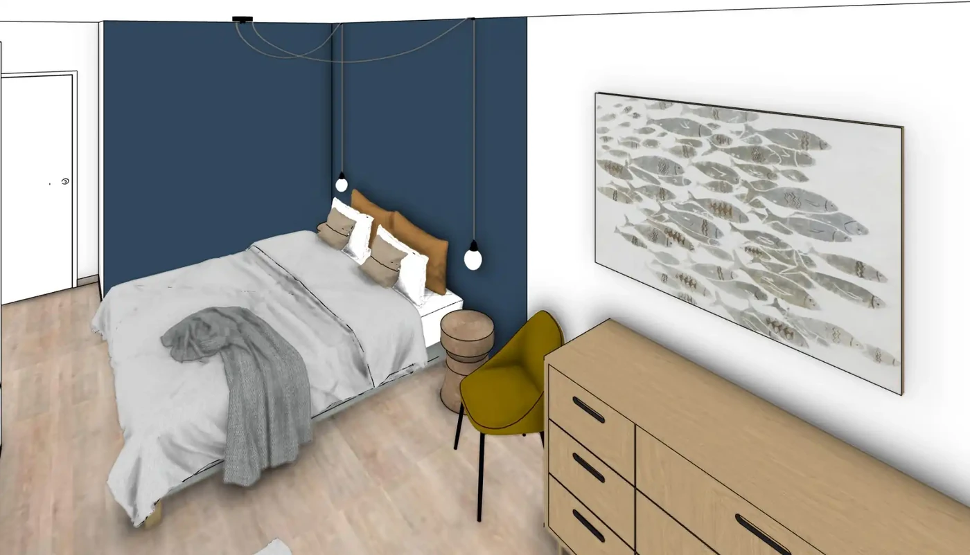 Projet chambre à Saint Gilles Croix de Vie