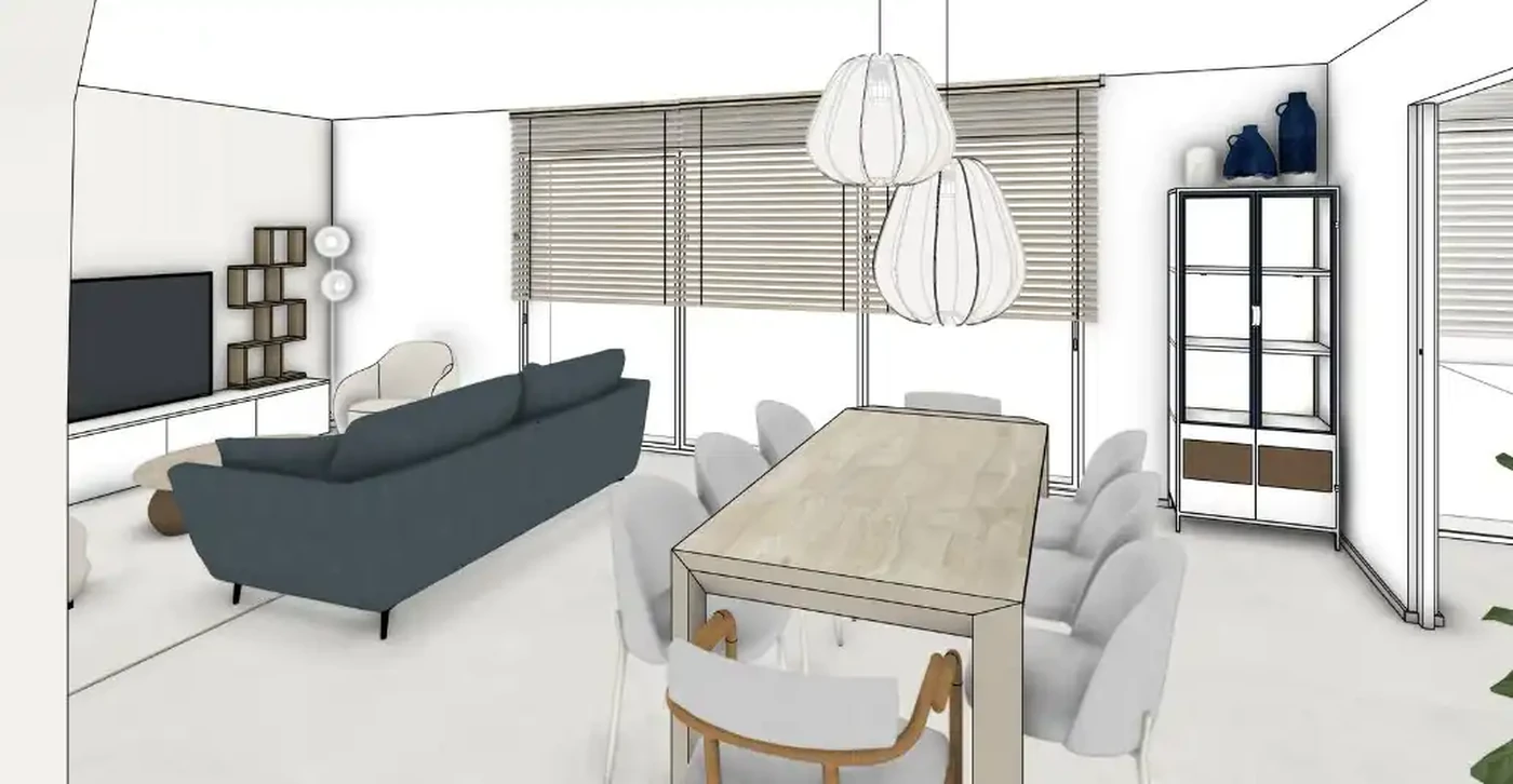 Projet séjour/salon/entrée au Château d'Olonne