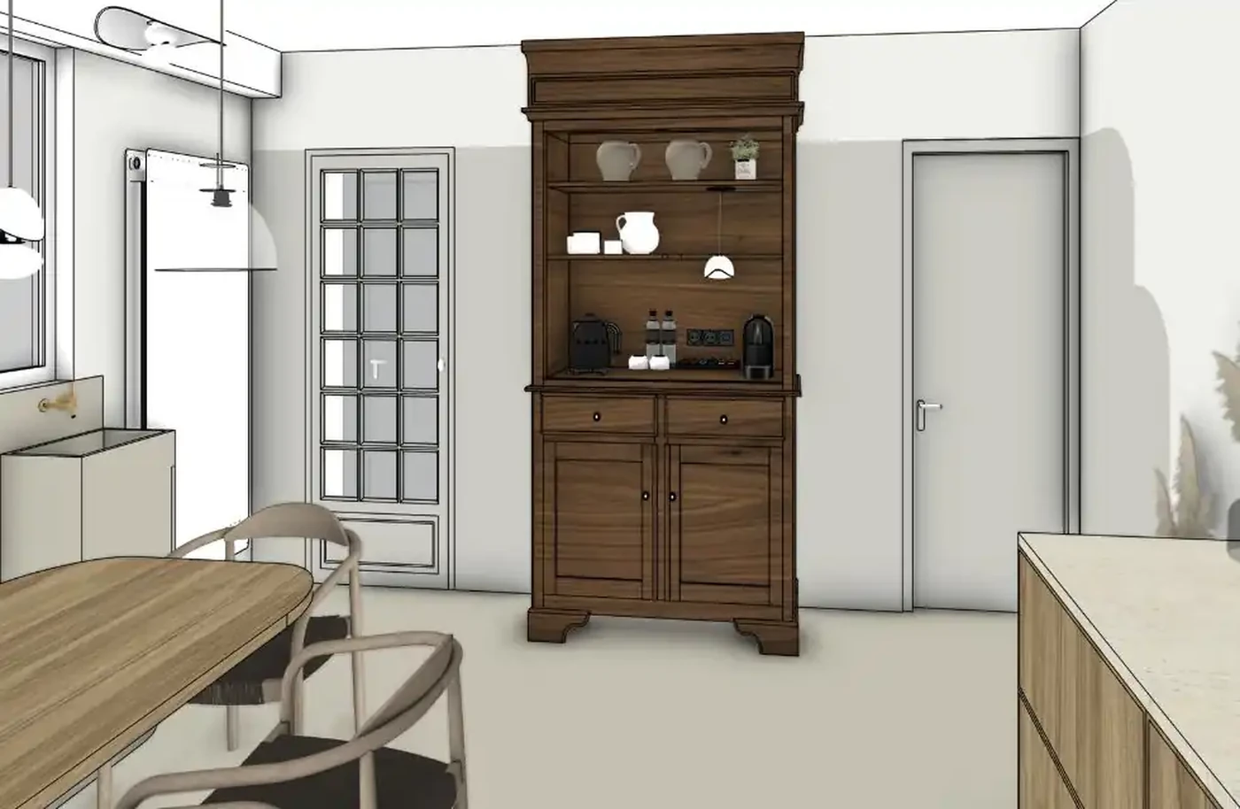 Projet séjour/salon/entrée à Apremont