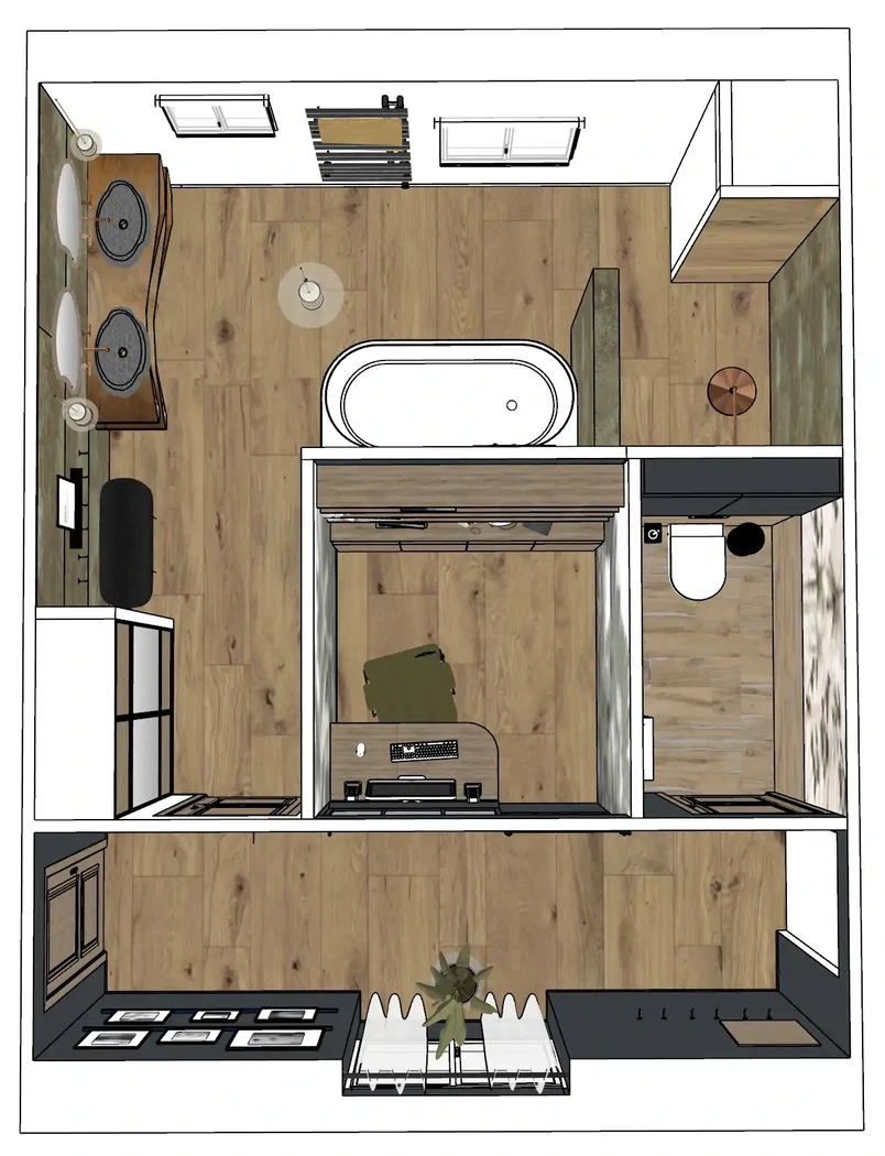 Projet séjour/salon/entrée à Martinet