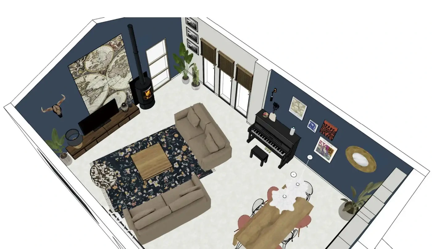 Projet séjour/salon/entrée à Machecoul