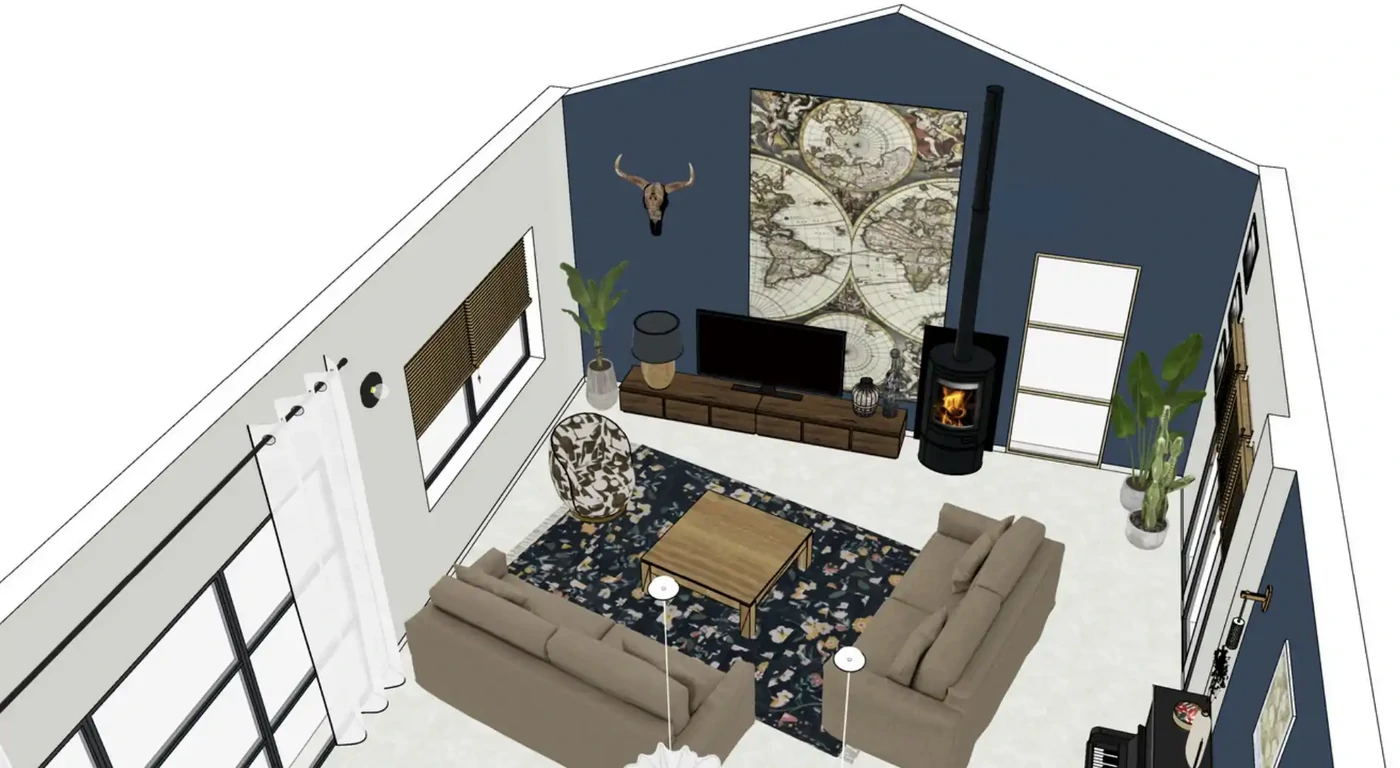 Projet séjour/salon/entrée à Machecoul